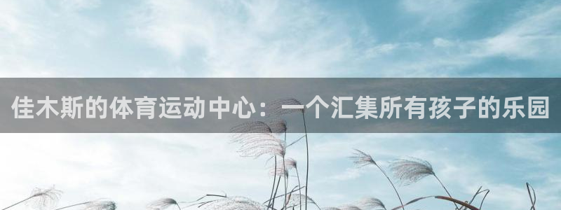 佳木斯的体育运动中心：一个汇集所有孩子的乐园